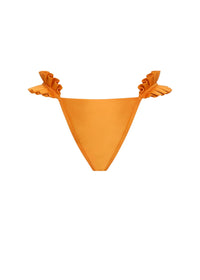 Mulan ruffled bikini bottoms - Sunset Gold