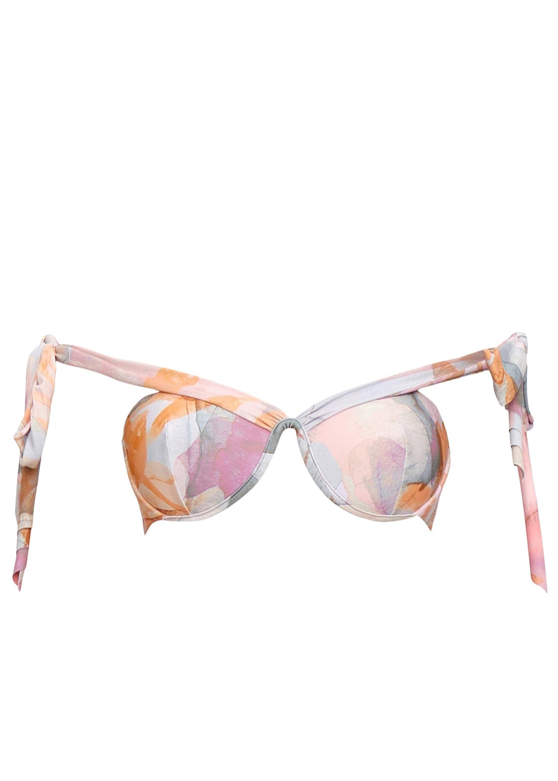 Neeya Adjustable Straps Bikini Top - Zuli Print