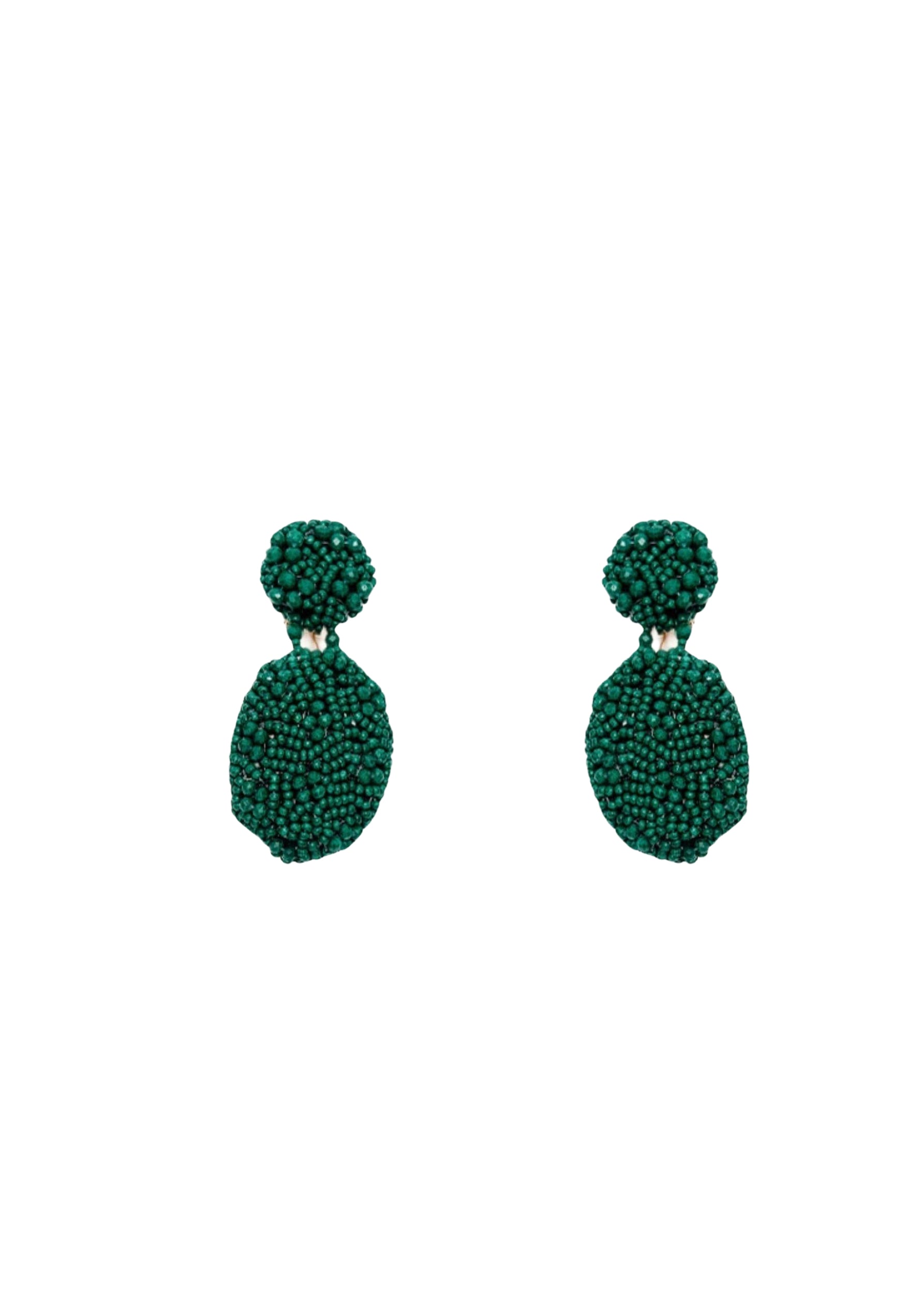 Odi pearl earrings - Green