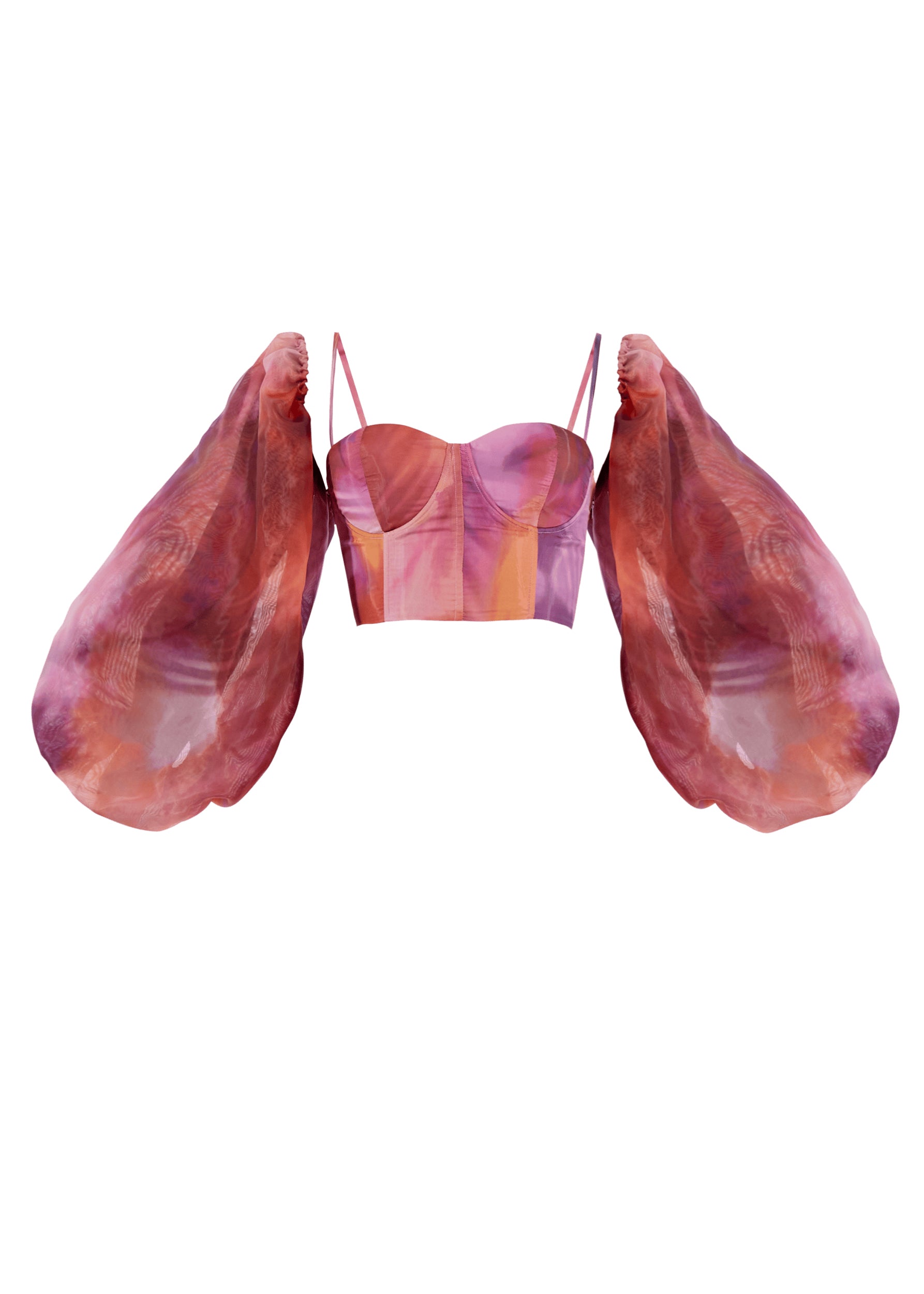 Kokos blouse with balloon sleeves - Dandi Print