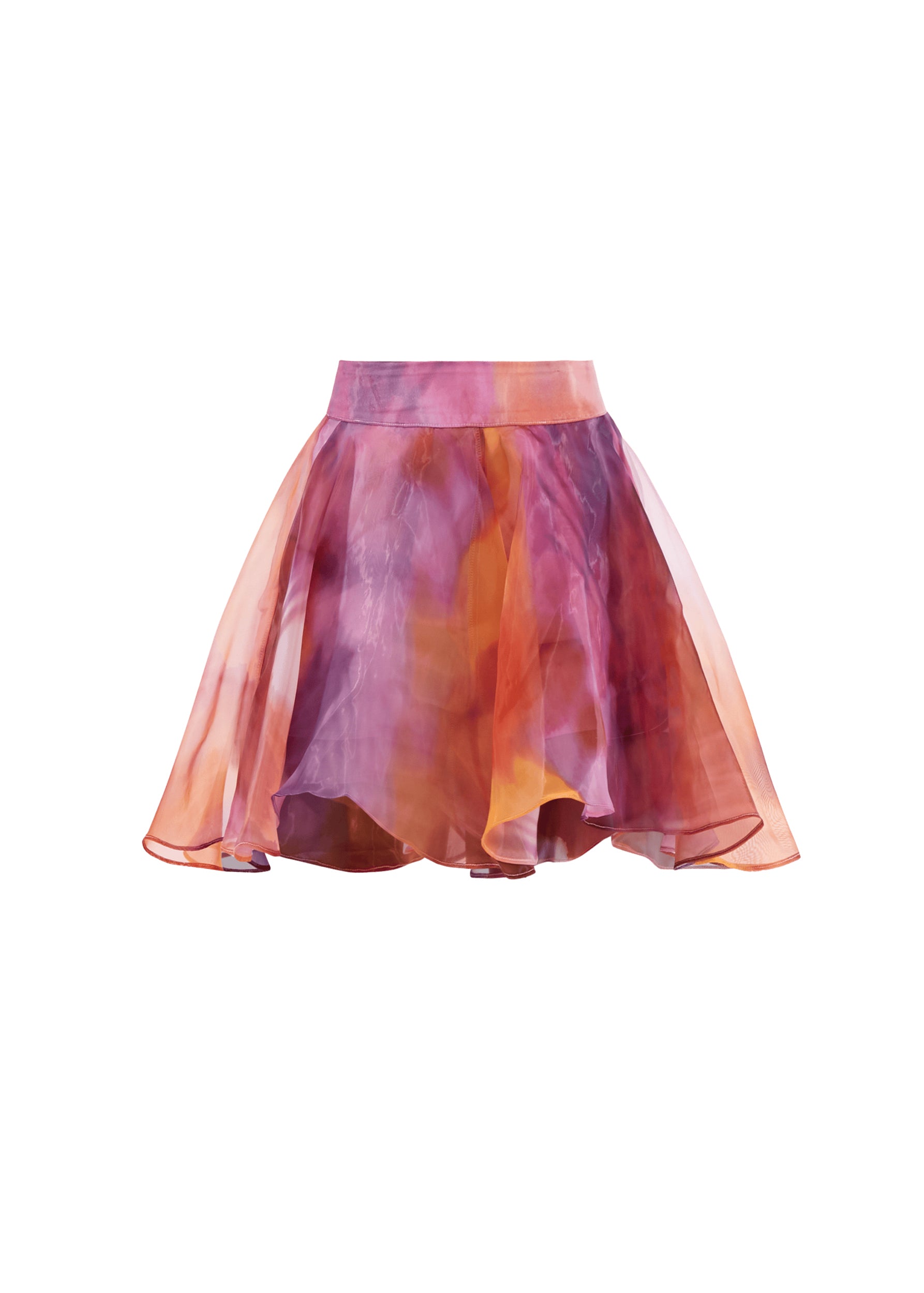 Kokos printed flared shorts - Dandi Print