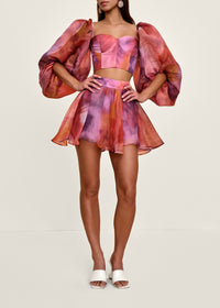 Kokos blouse with balloon sleeves - Dandi Print