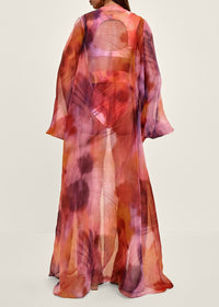 Nali printed long caftan dress - Dandi Print