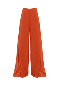 Nata flared trousers - Red Coral