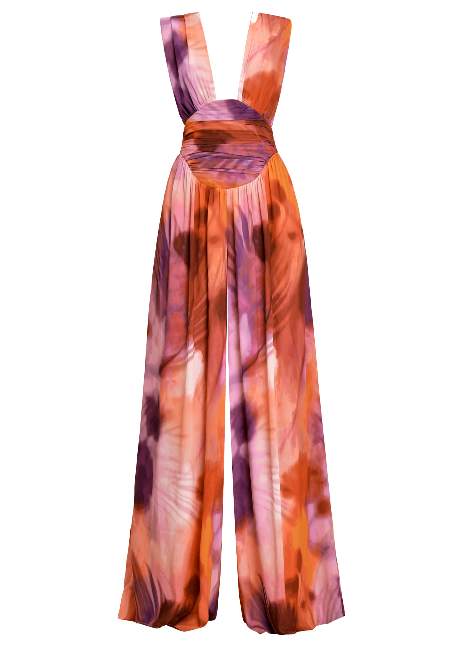 Nitiwa printed flared jumpsuit - Dandi Print