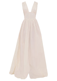 Rexi fitted maxi dress - Limestone