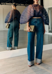 Nevy trousers in denim - Denim