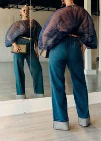 Nevy trousers in denim - Denim