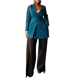 Curva adjustable denim jacket - Denim