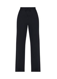 Ally straight leg knitted trousers - Onyx
