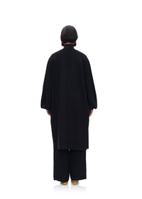 Ona Belted Knitted Cardigan - Onyx