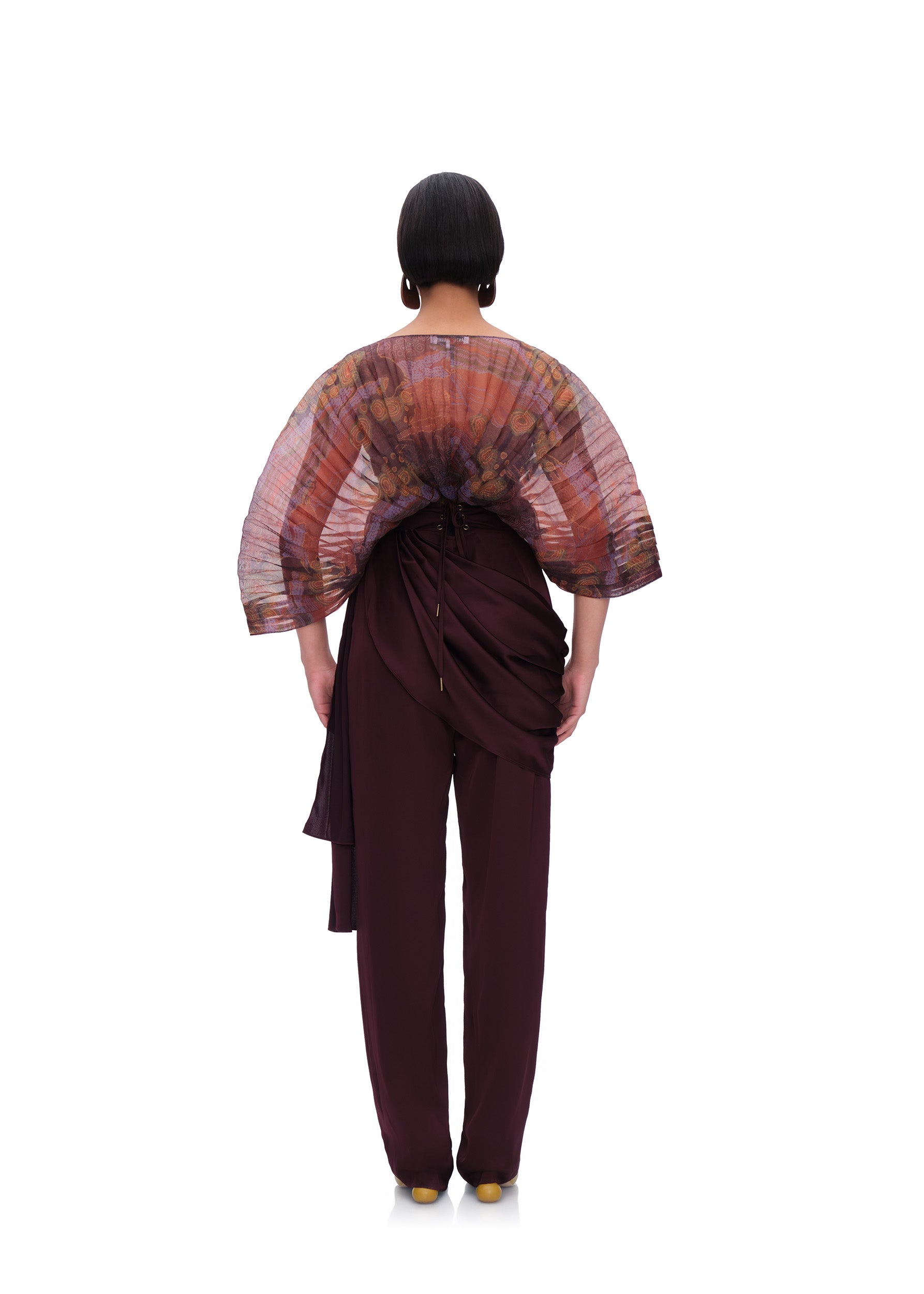 Body Sombra sculptural drapé - Kava Print
