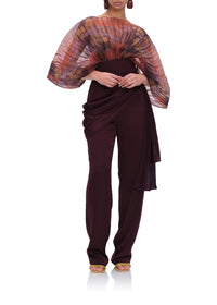 Body Sombra sculptural drapé - Kava Print