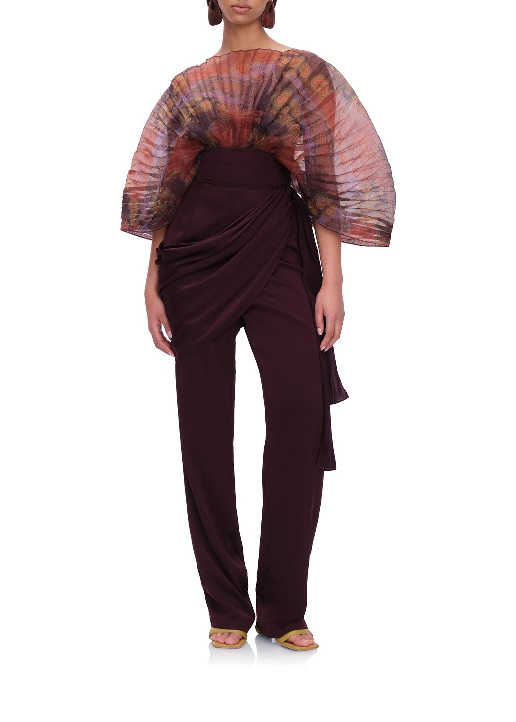 Body Sombra sculptural drapé - Kava Print