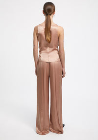 Andros wide-leg trousers - Pale Pink