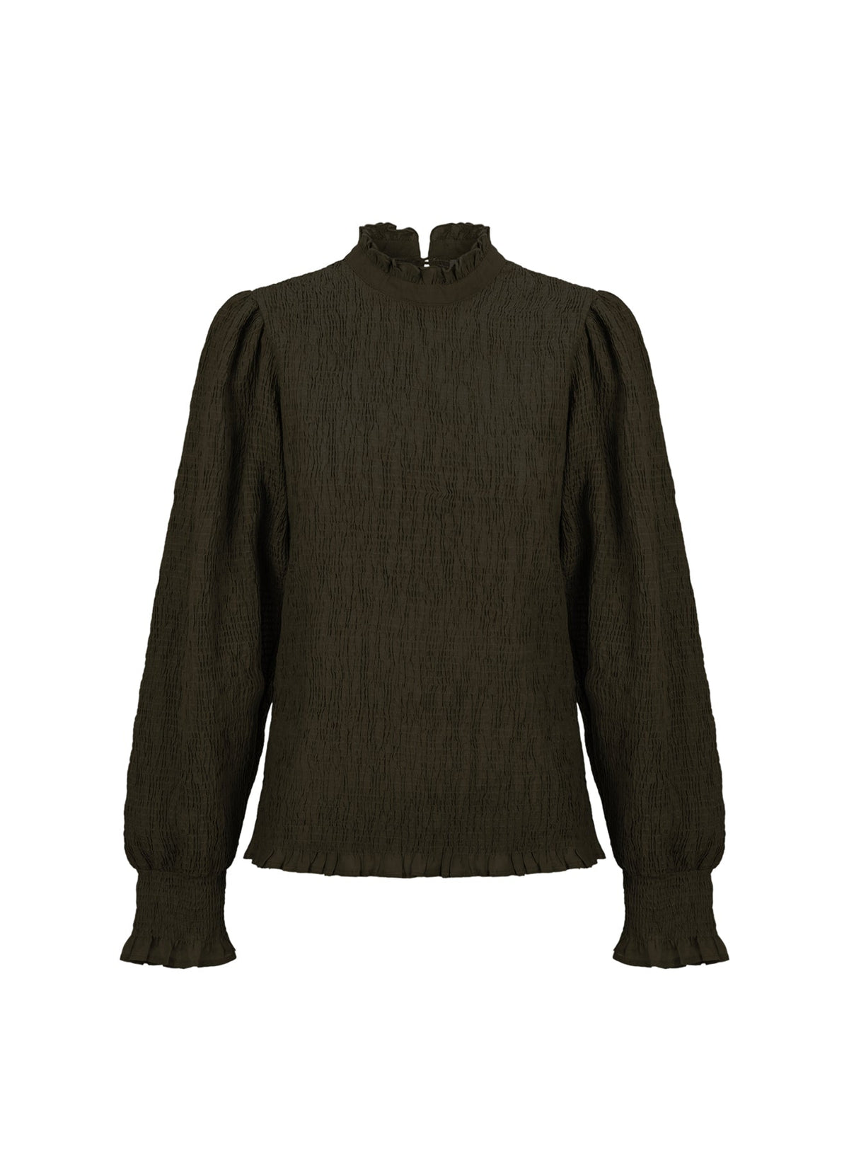 Blouse smockée Angelie - Dark Green