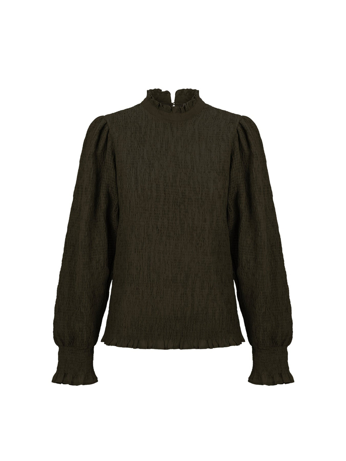 Blouse smockée Angelie - Dark Green