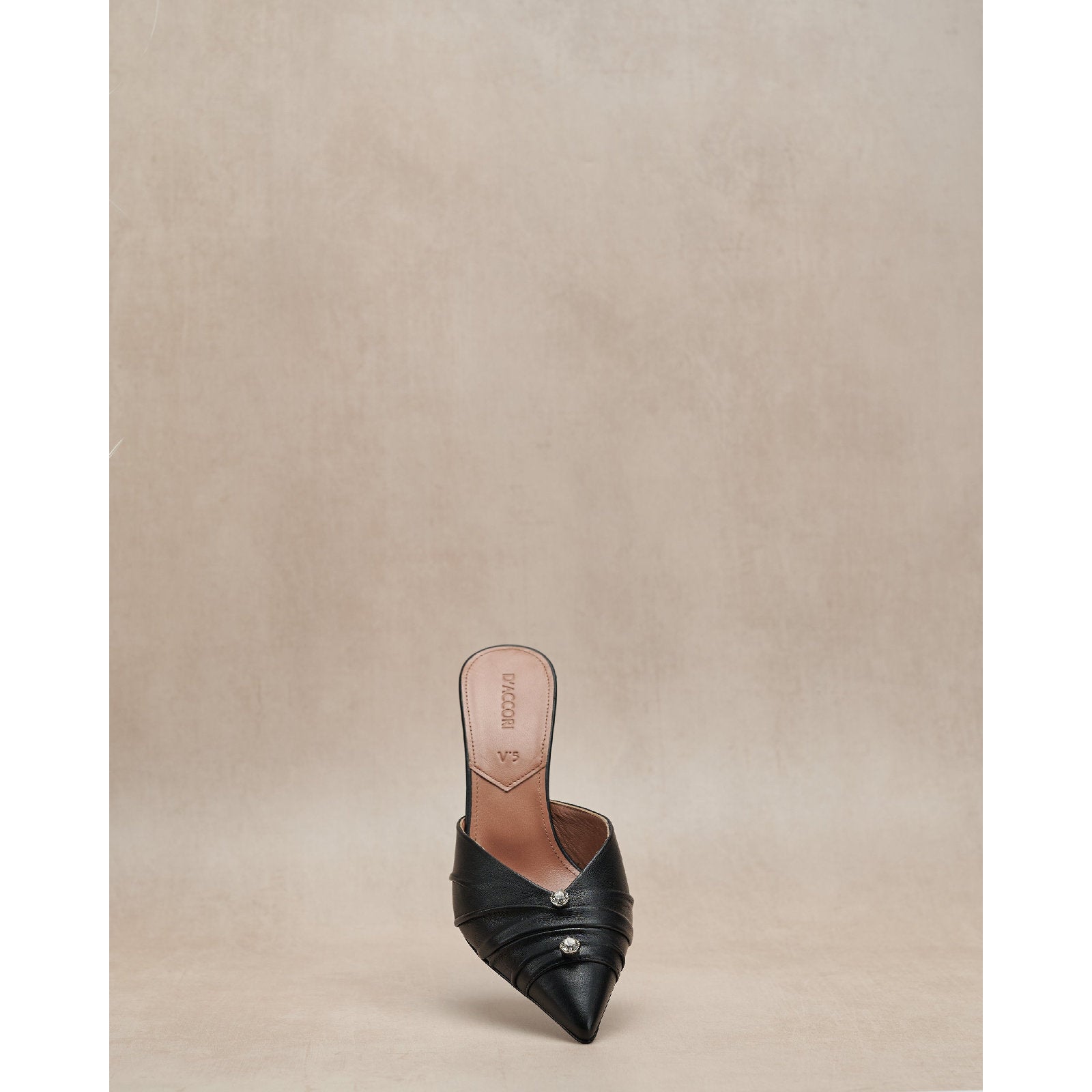 Angel 55 leather mules - Black