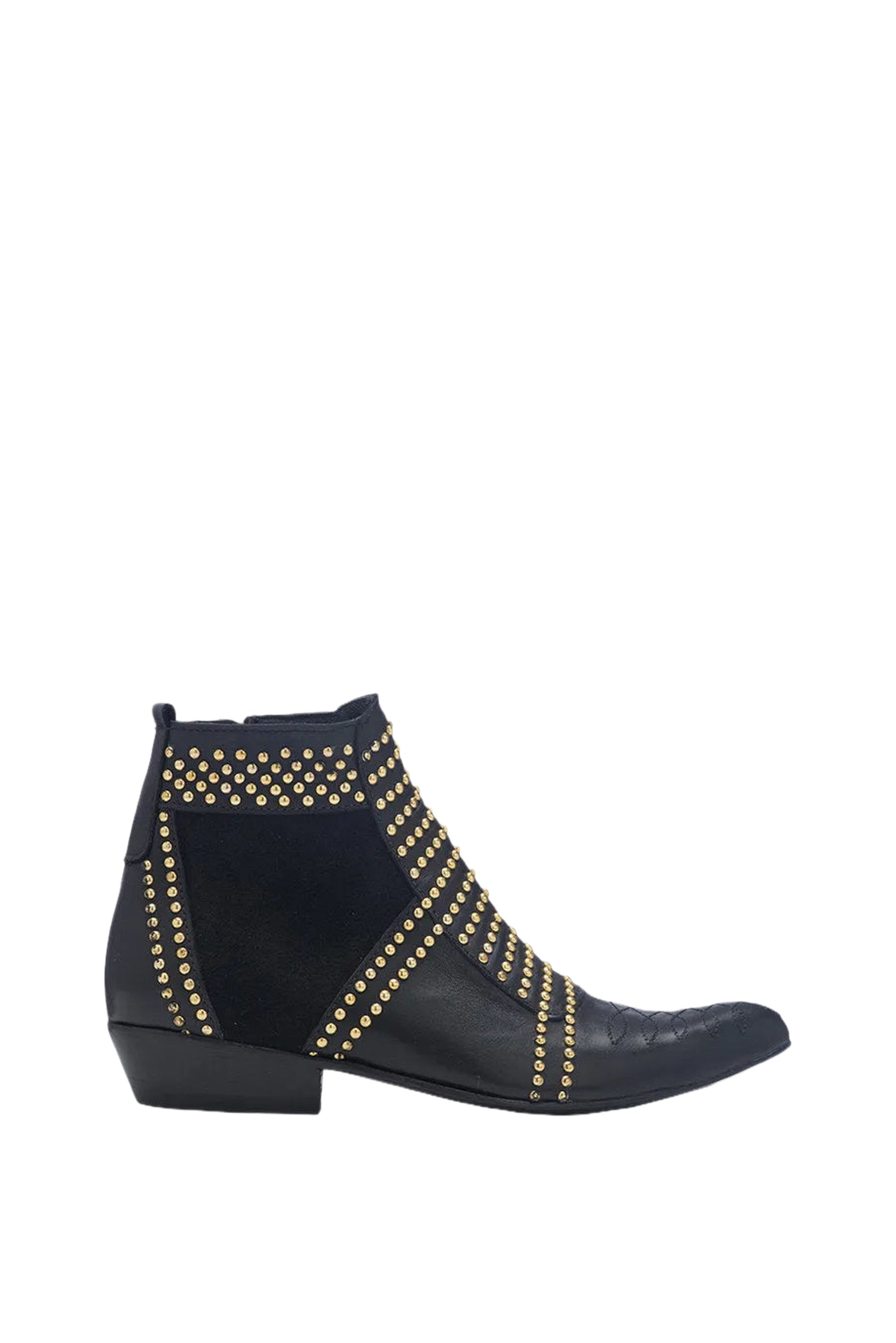 Bottes Charlie en cuir - Gold