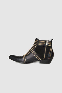 Bottes Charlie en cuir - Gold