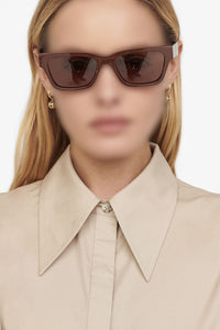 1qty NEW / DARIA SUNGLASSES - LIGHT BROWN