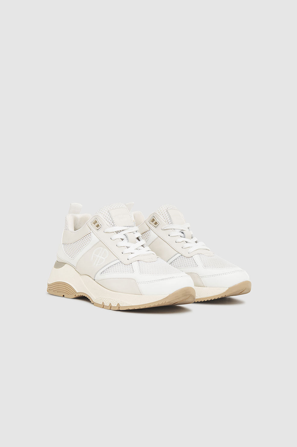 Baskets Dina en cuir - White
