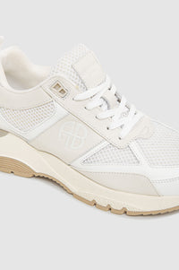 Baskets Dina en cuir - White