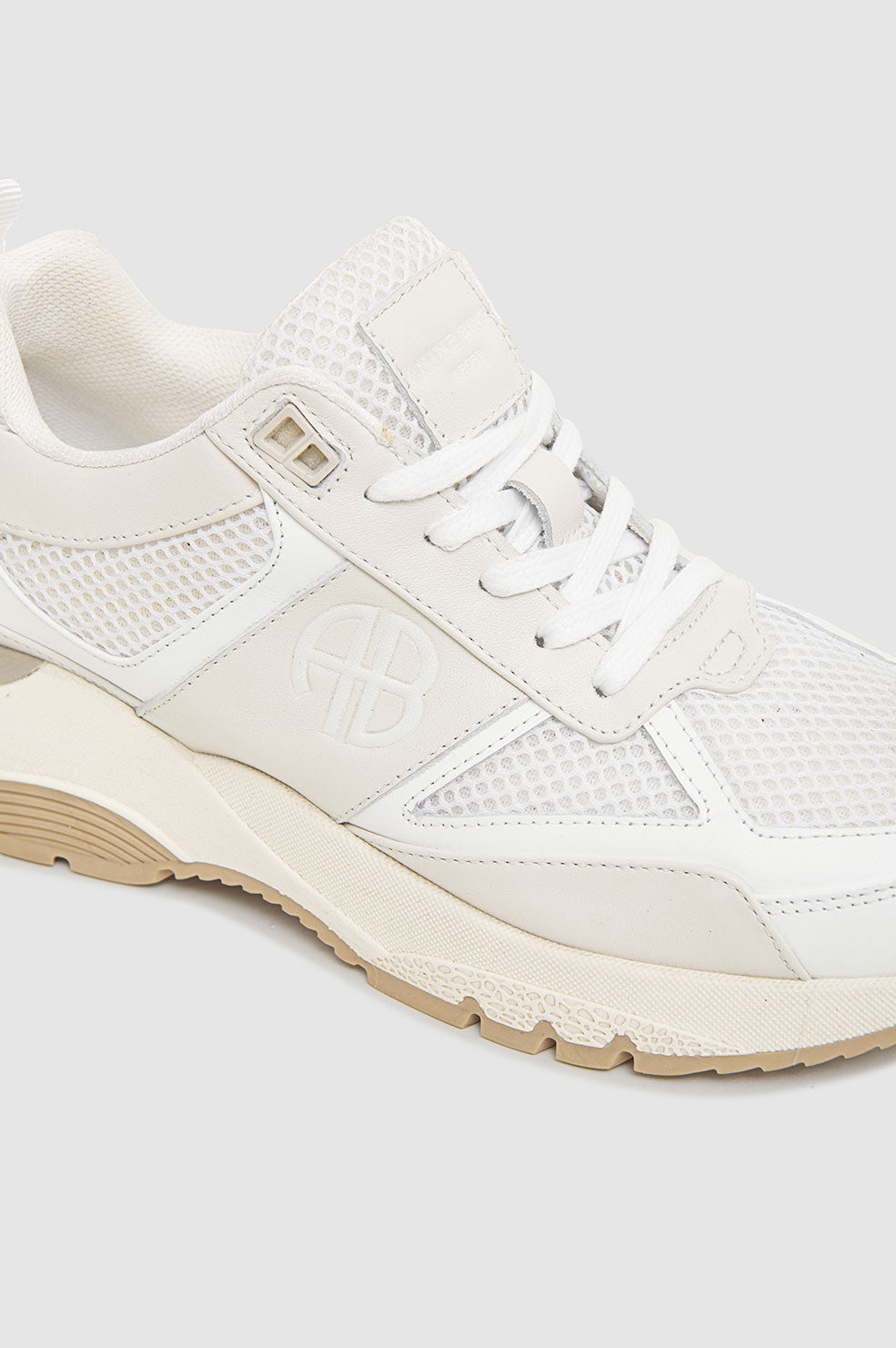 Baskets Dina en cuir - White