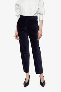 1qty NEW / ELLA VELVET TROUSERS - INK