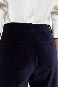 1qty NEW / ELLA VELVET TROUSERS - INK