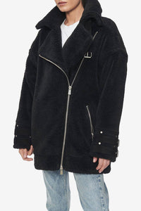 1qty NEW / FRAN COAT - BLACK