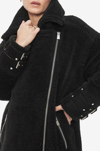1qty NEW / FRAN COAT - BLACK