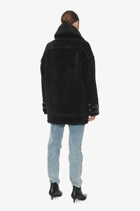 1qty NEW / FRAN COAT - BLACK