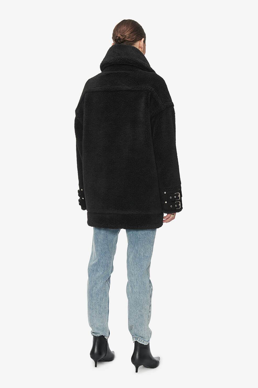 1qty NEW / FRAN COAT - BLACK