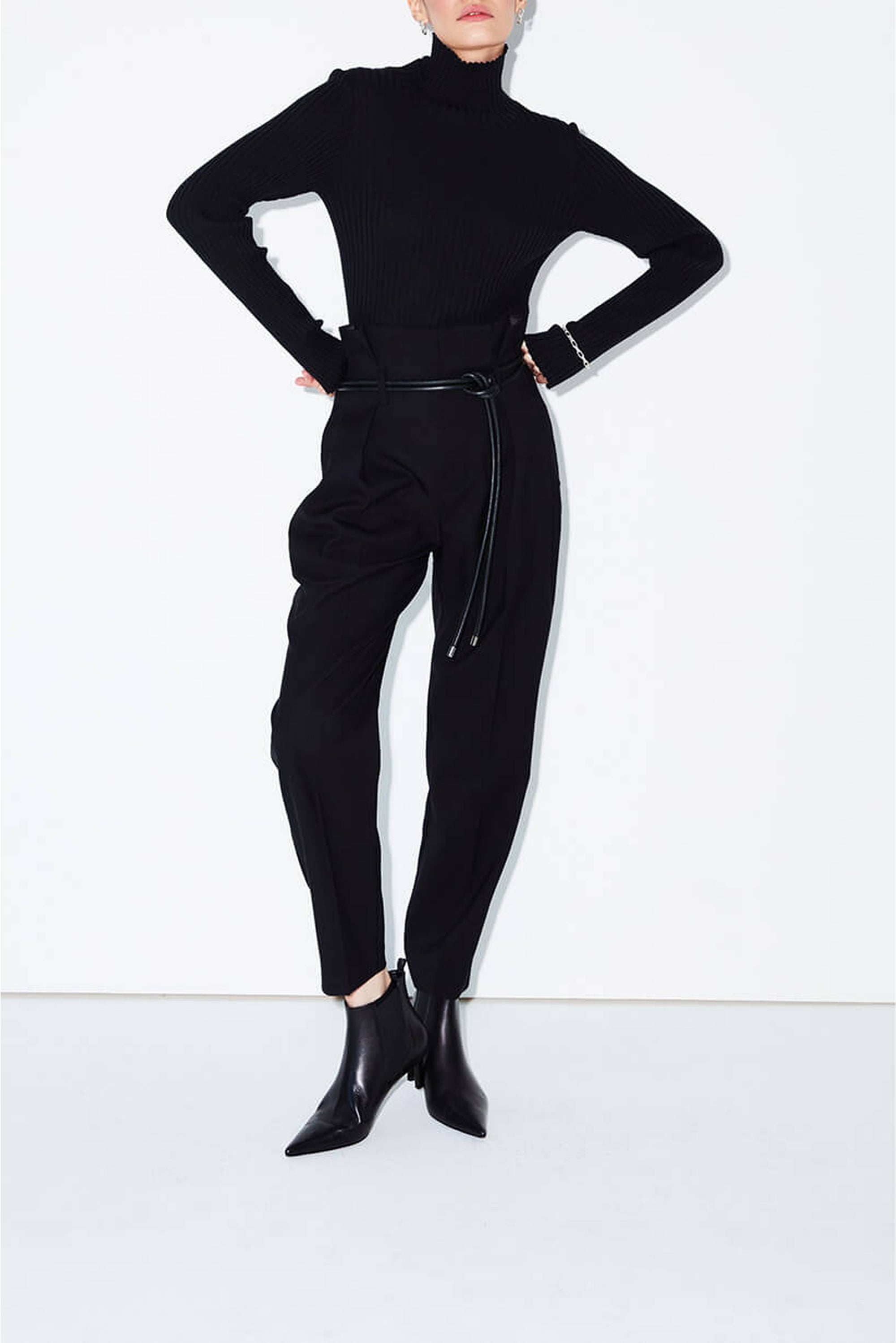 1qty NEW / YVES TROUSER - BLACK