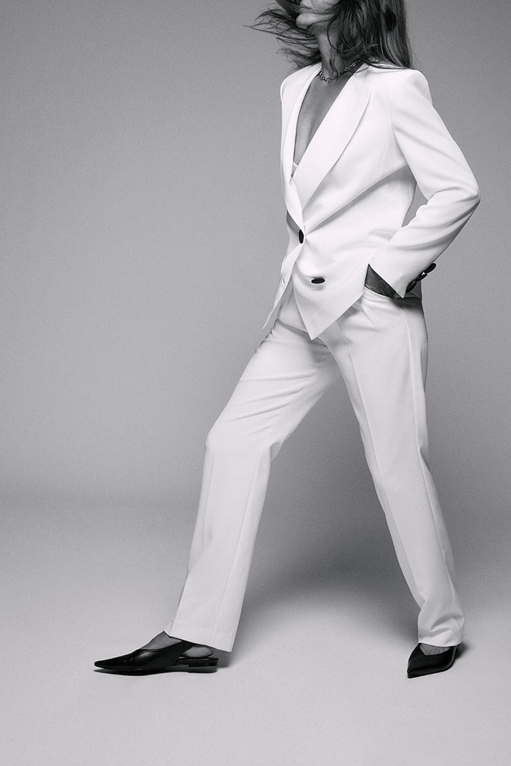 1qty NEW / JAMES TROUSER AB X HC - WHITE