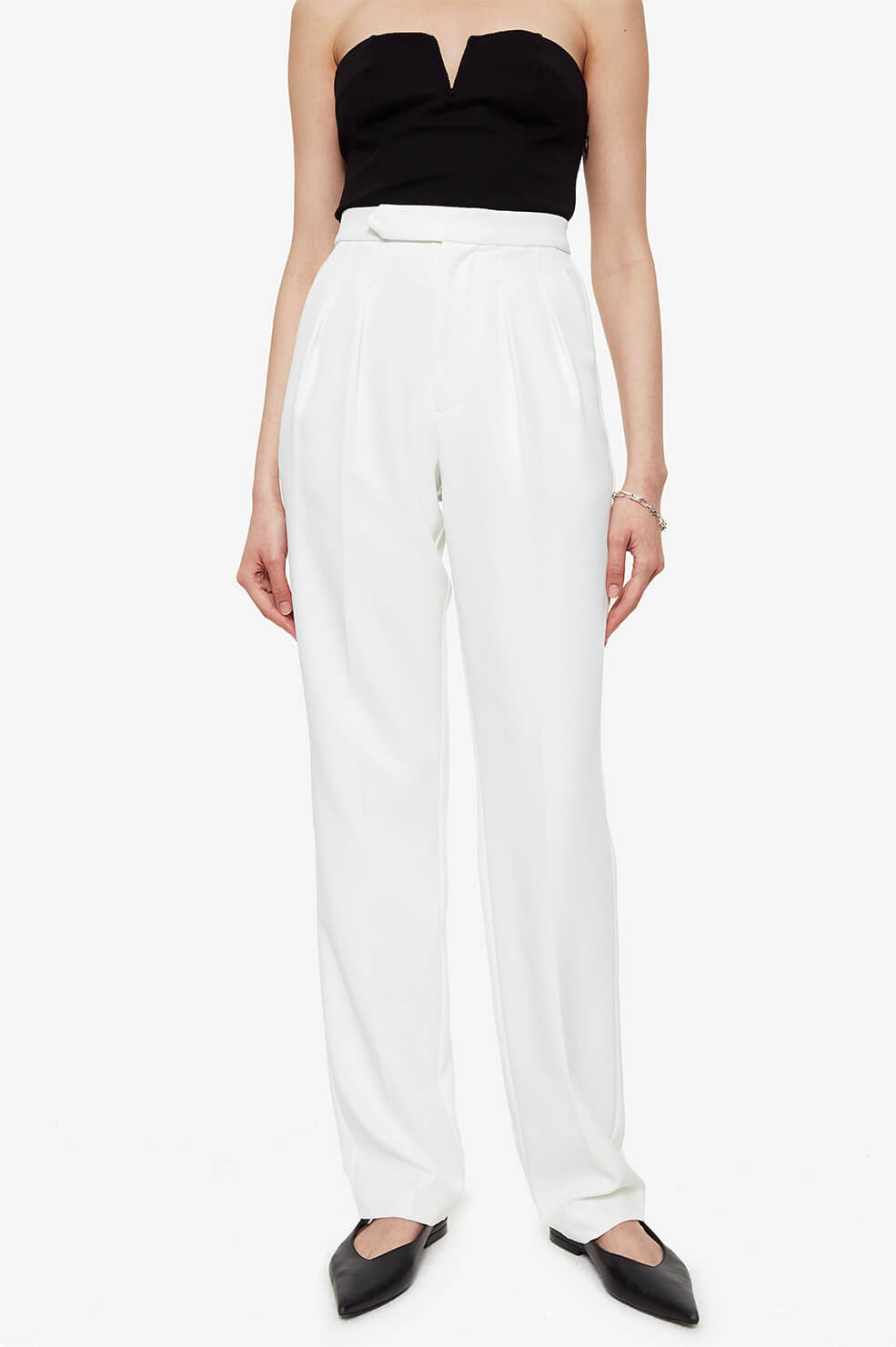 1qty NEW / JAMES TROUSER AB X HC - WHITE