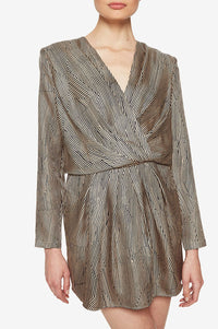 Robe mini Kate en soie - Print