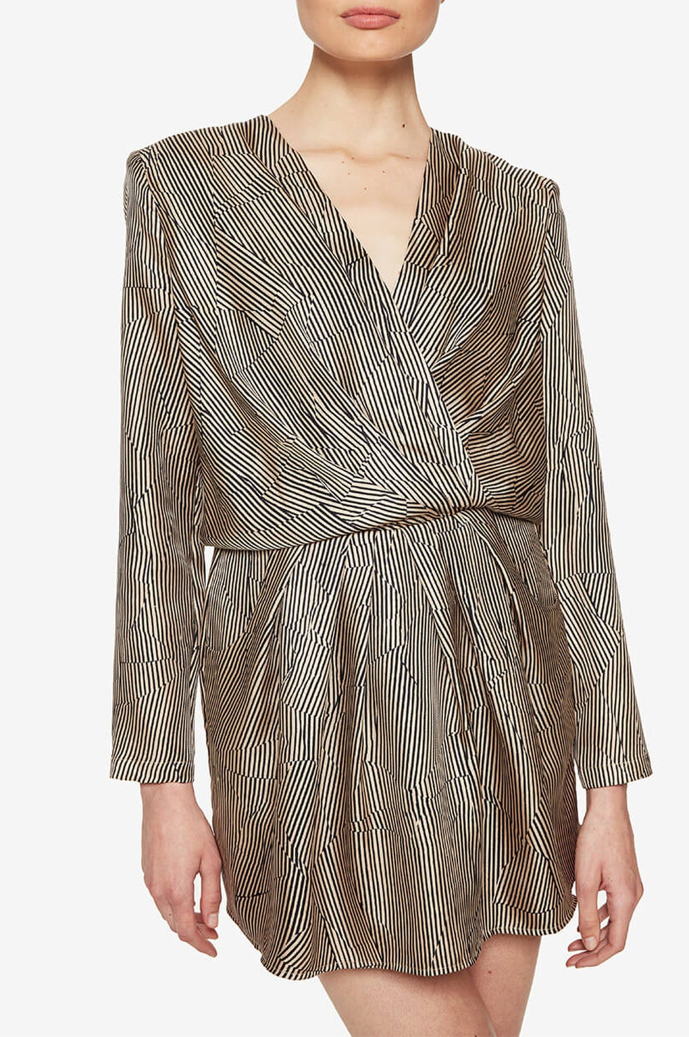 Robe mini Kate en soie - Print