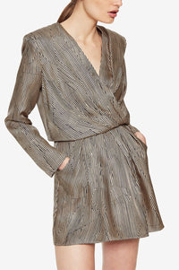 KATE DRESS - CRINKLE STRIPE