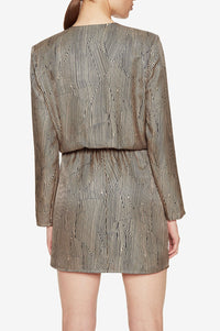 Robe mini Kate en soie - Print