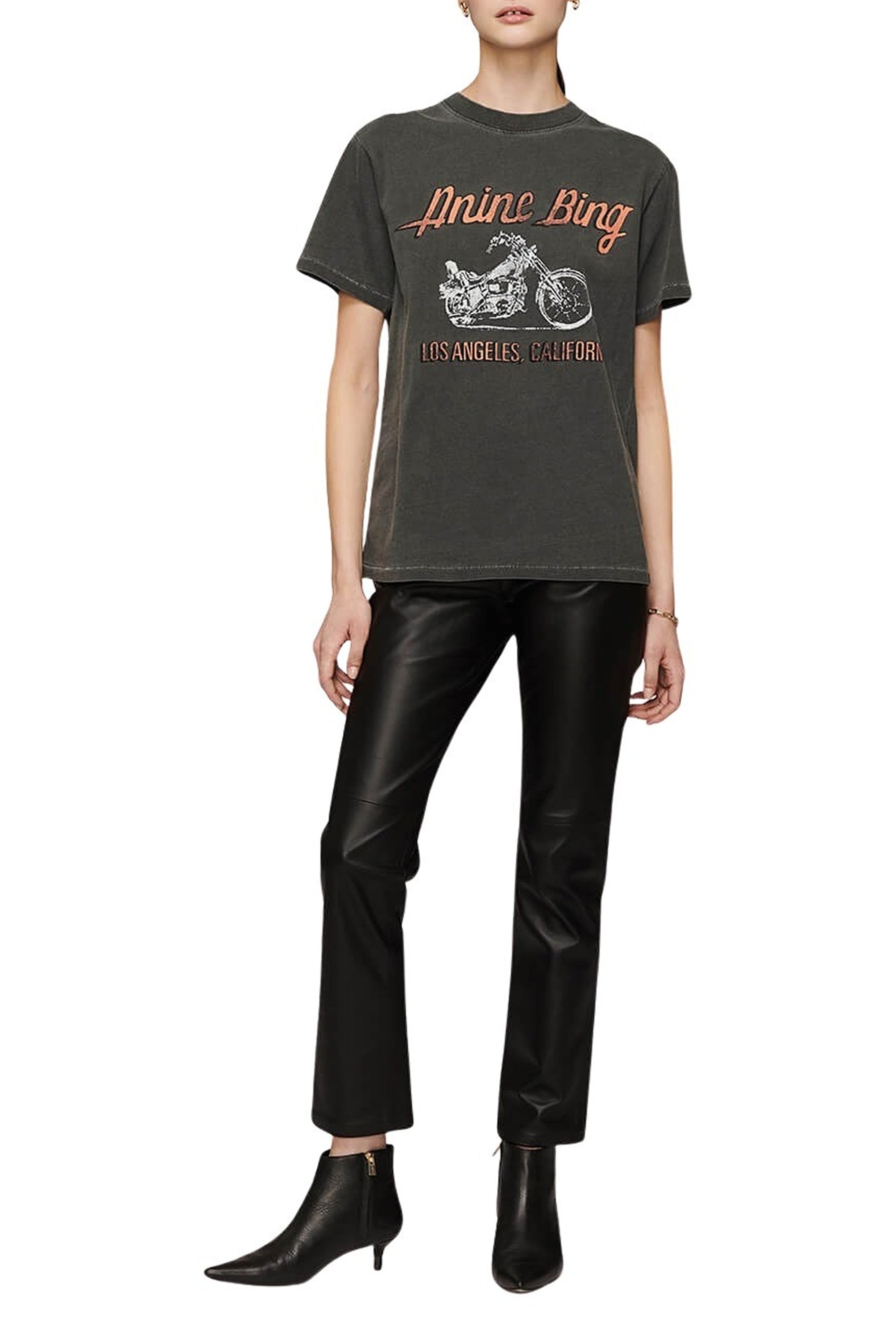 1qty NEW / LILI TEE MOTORCYCLE - CHARCOAL