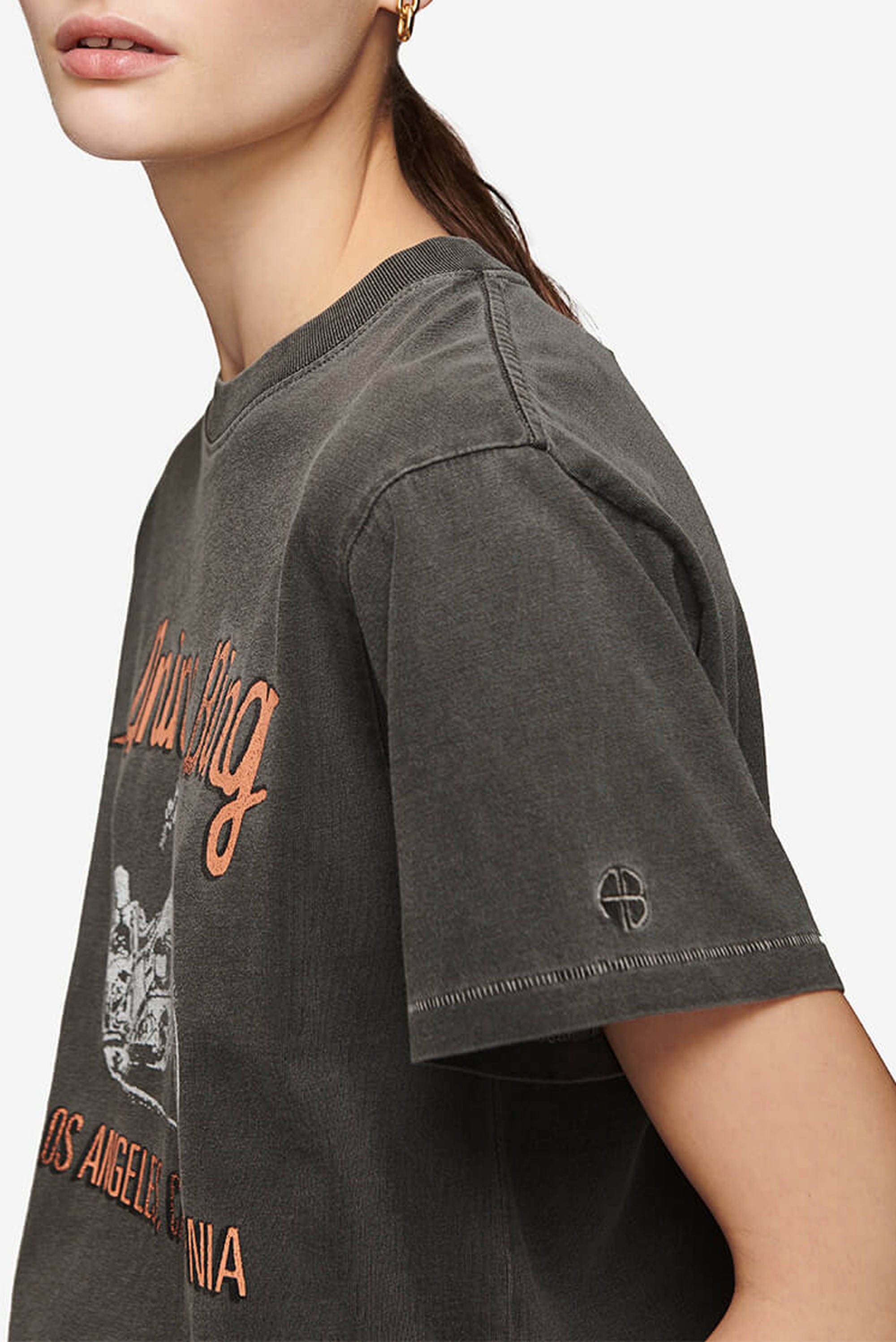 1qty NEW / LILI TEE MOTORCYCLE - CHARCOAL