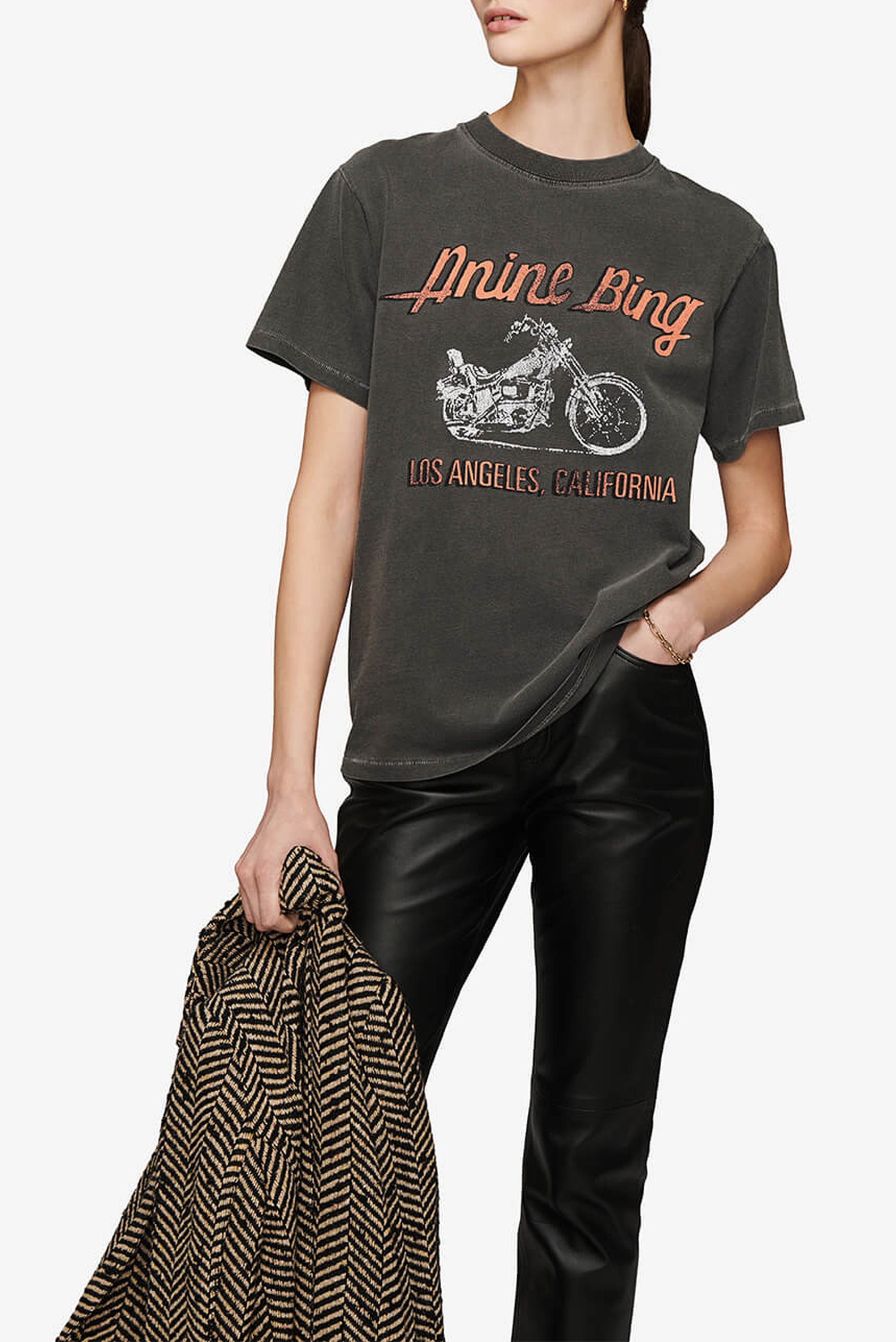 1qty NEW / LILI TEE MOTORCYCLE - CHARCOAL