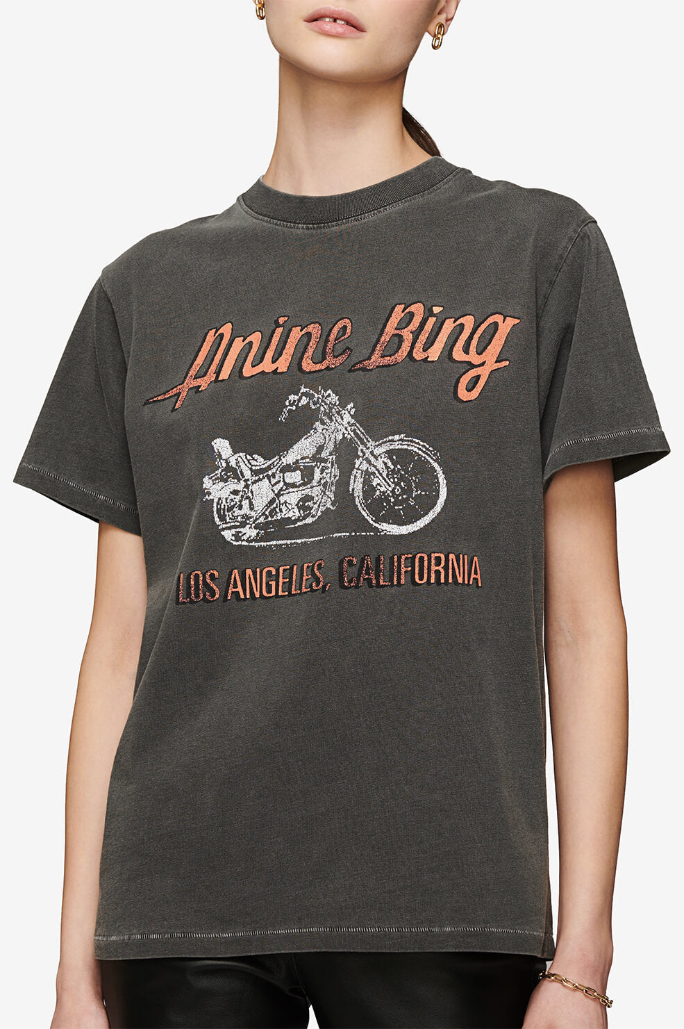 1qty NEW / LILI TEE MOTORCYCLE - CHARCOAL