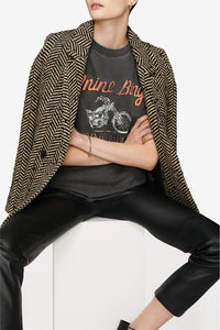 1qty NEW / LILI TEE MOTORCYCLE - CHARCOAL