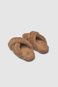 20qty NEW / LIZZIE SLIDES - CAMEL