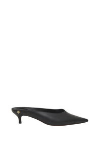 Mules à talons Rooney en cuir - Black