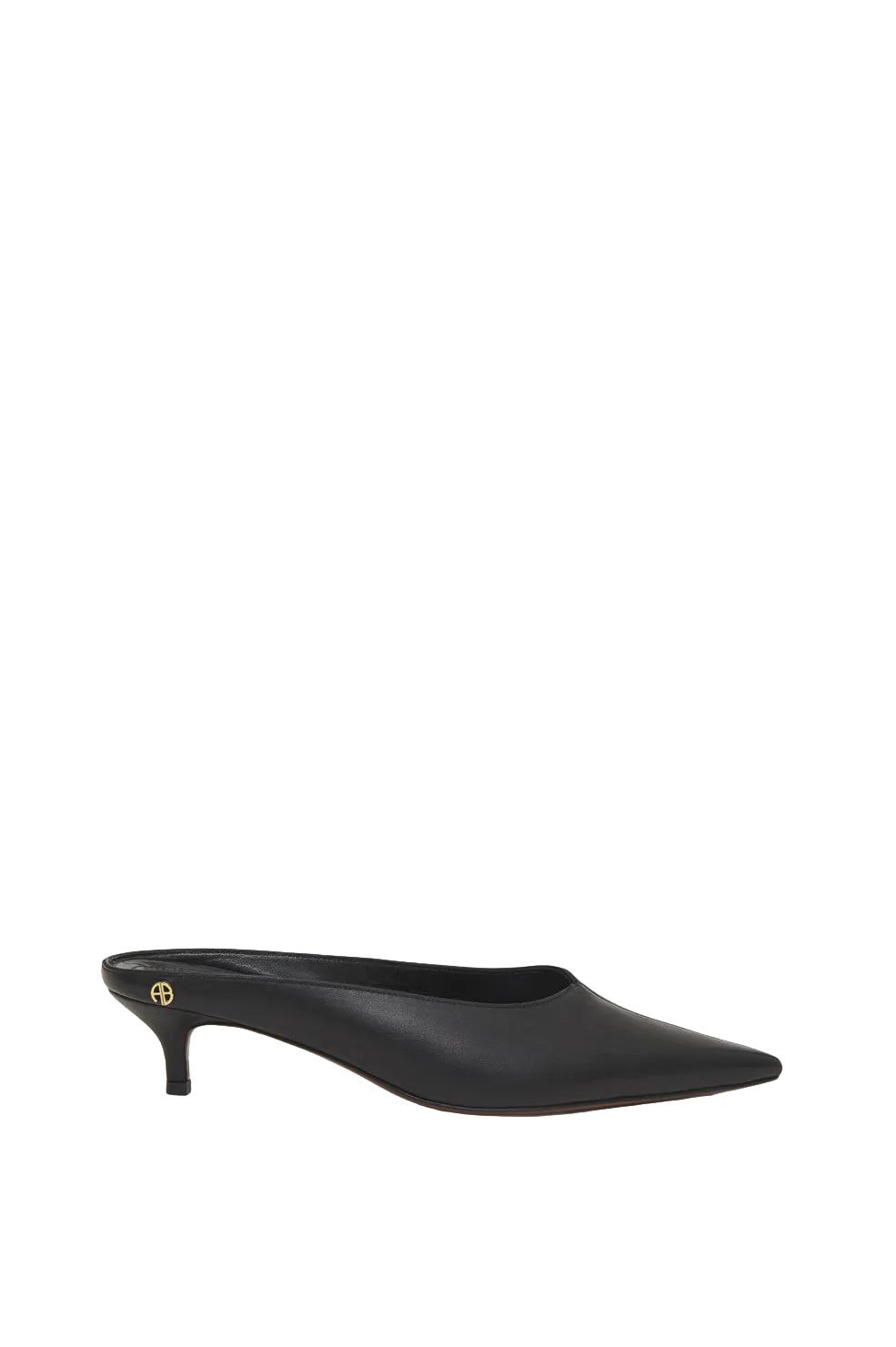 Mules à talons Rooney en cuir - Black