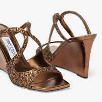 ZNO STOCK 0 / Reco 150 BRONZE Casual Wedge ANISE WEDGE 85